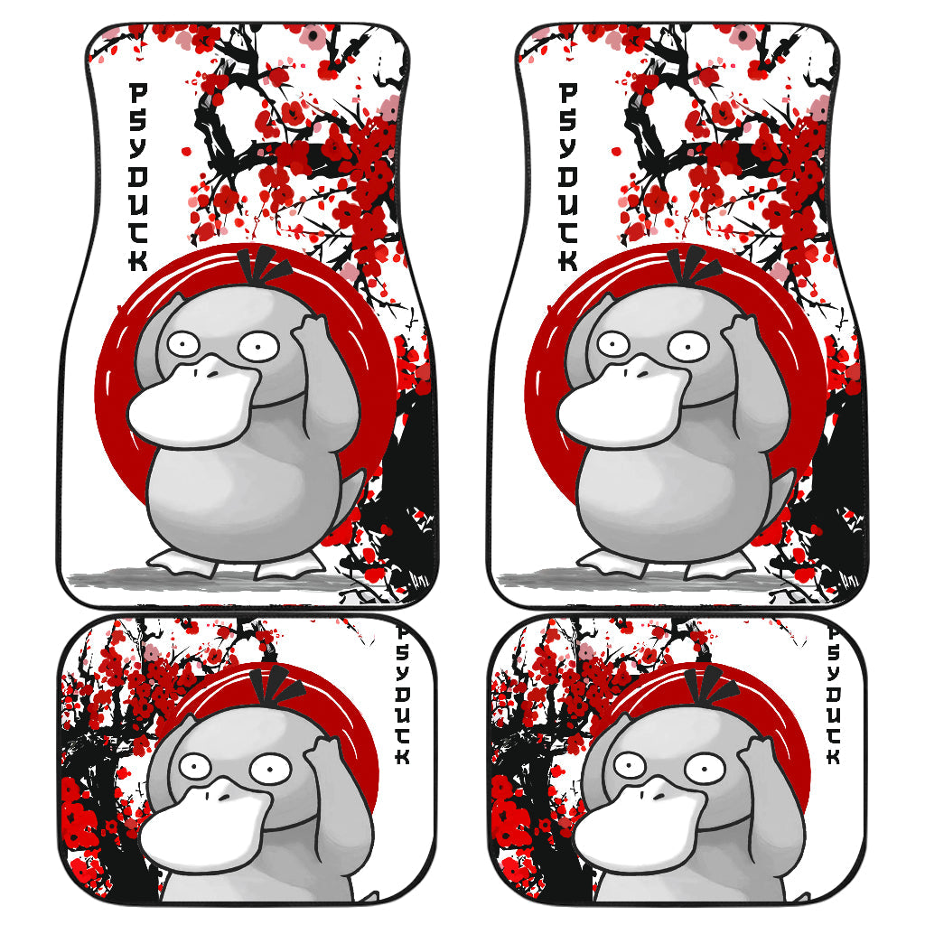 Psyduck Pokemon Japan Style Car Floor Mats Psyduck Japan Style Car Floor Mats - Pokemon Themed Auto Accessories - Image 1