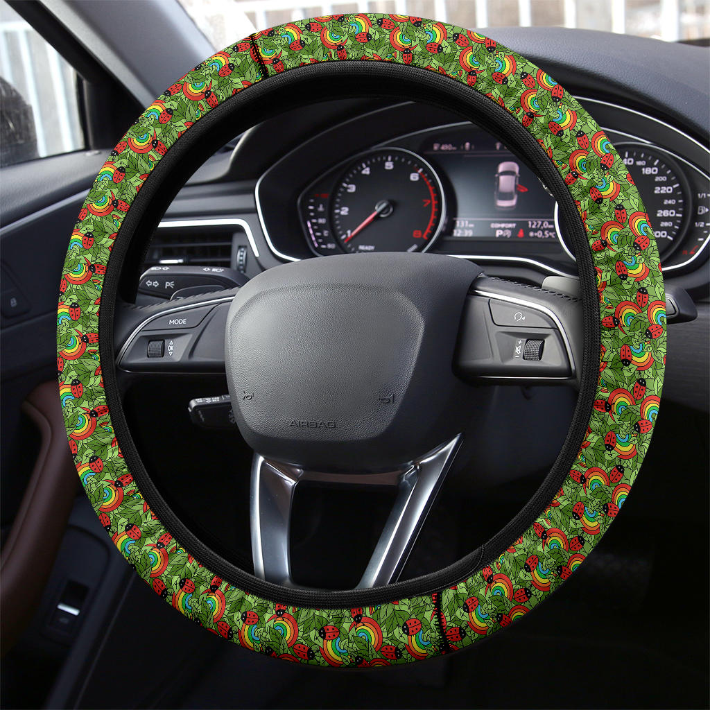 Premium Car Steering Wheel Cover  by Pub Insect