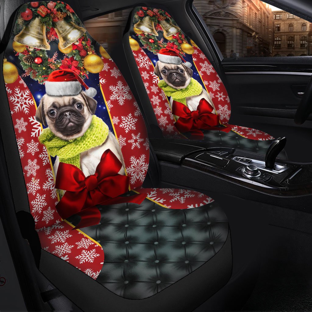 Custom Car Seat Covers for Puppy Pug English Mastiff - Premium