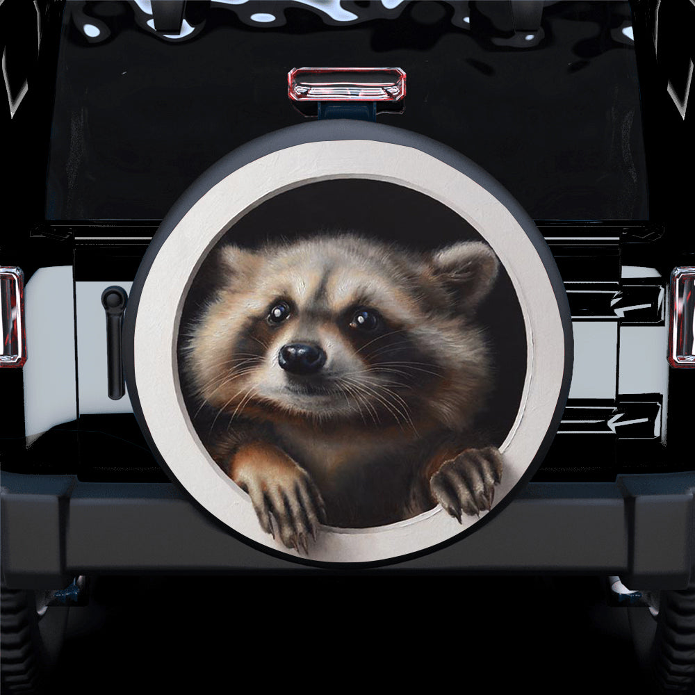 Racoon Spare Tire Cover for Jeep Campers Gift and Accessories