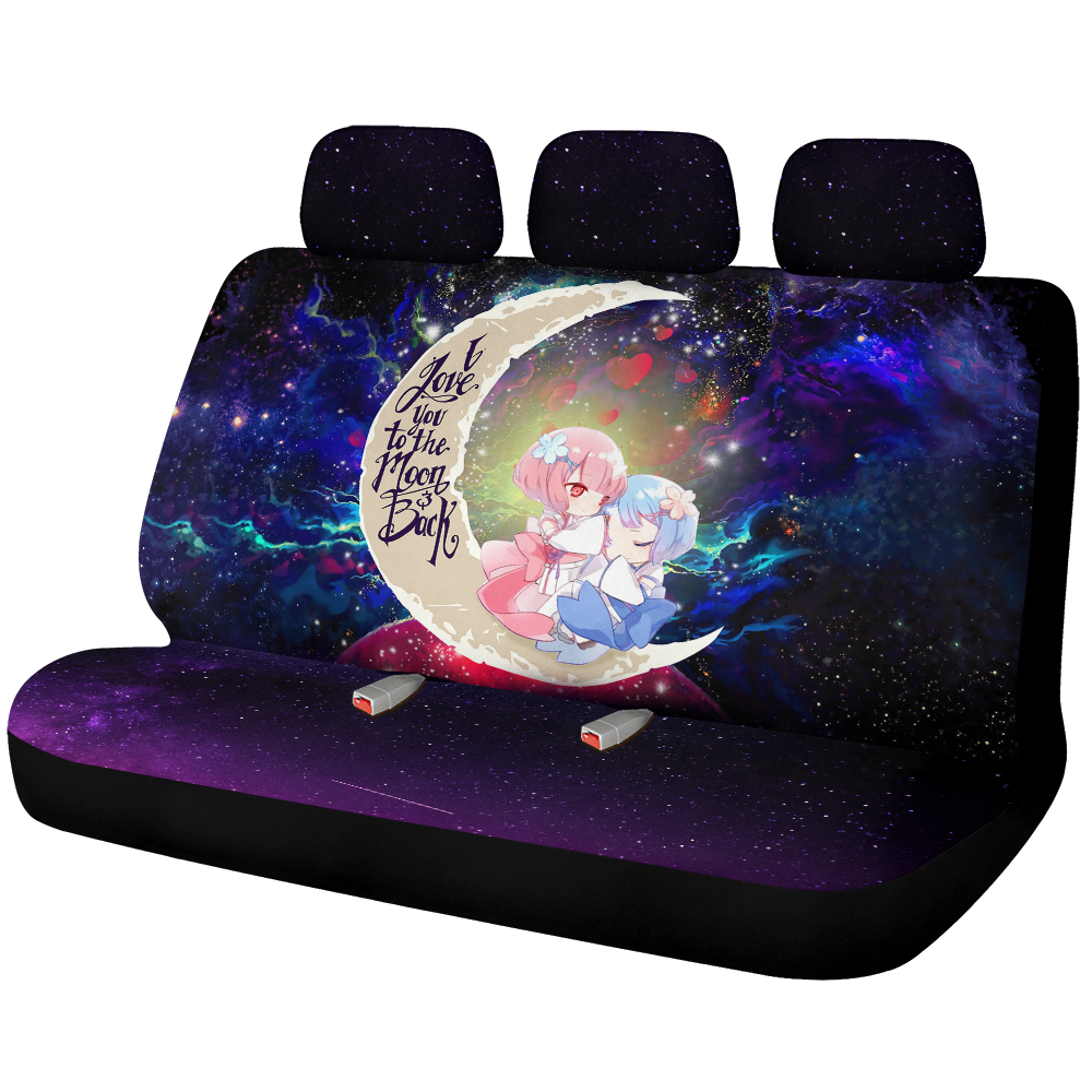 Re:Zero Ram and Rem Galaxy Car Back Seat Covers Protectors Decor