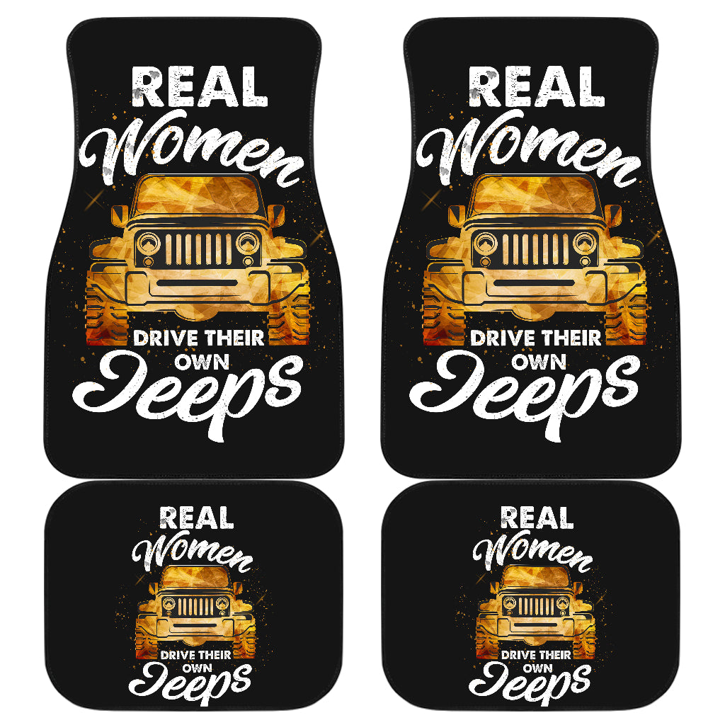 Real Woman Owl Jeep Floor Mats - Stylish Car Accessories