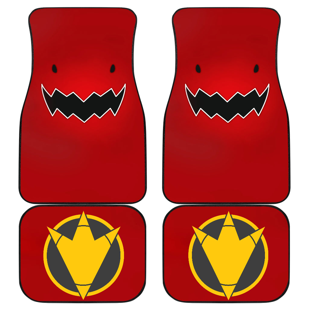 Red Dino Thunder Power Rangers Floor Mats for Cars Accessories