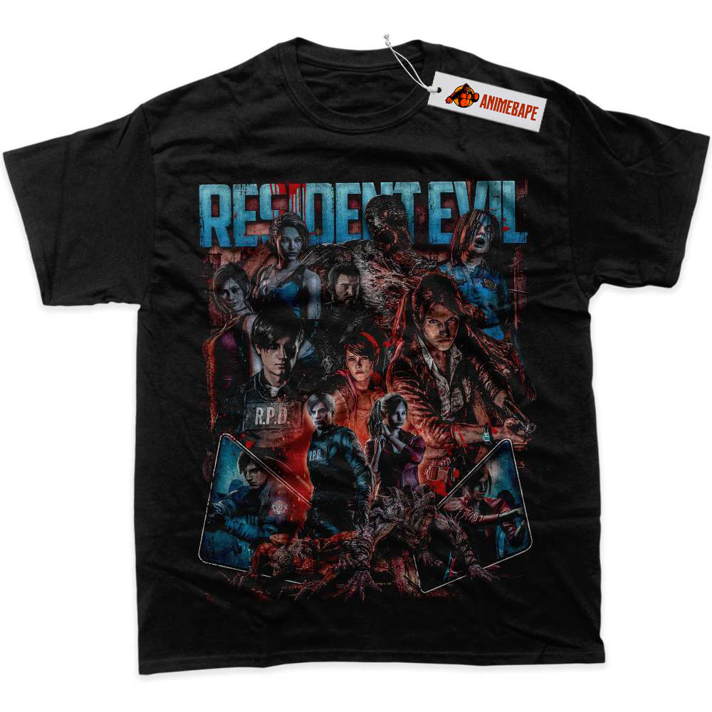 Resident Evil Graphic Tee, Video Game Shirt for Fans