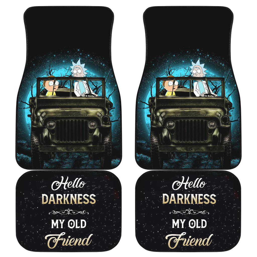 Rick and Morty Halloween Jeep Floor Mats - Funny Darkness Car