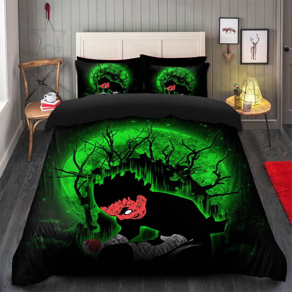 Rock Lee Moonlight Power Up Duvet Cover Bedding Set with 2 Pillowcases