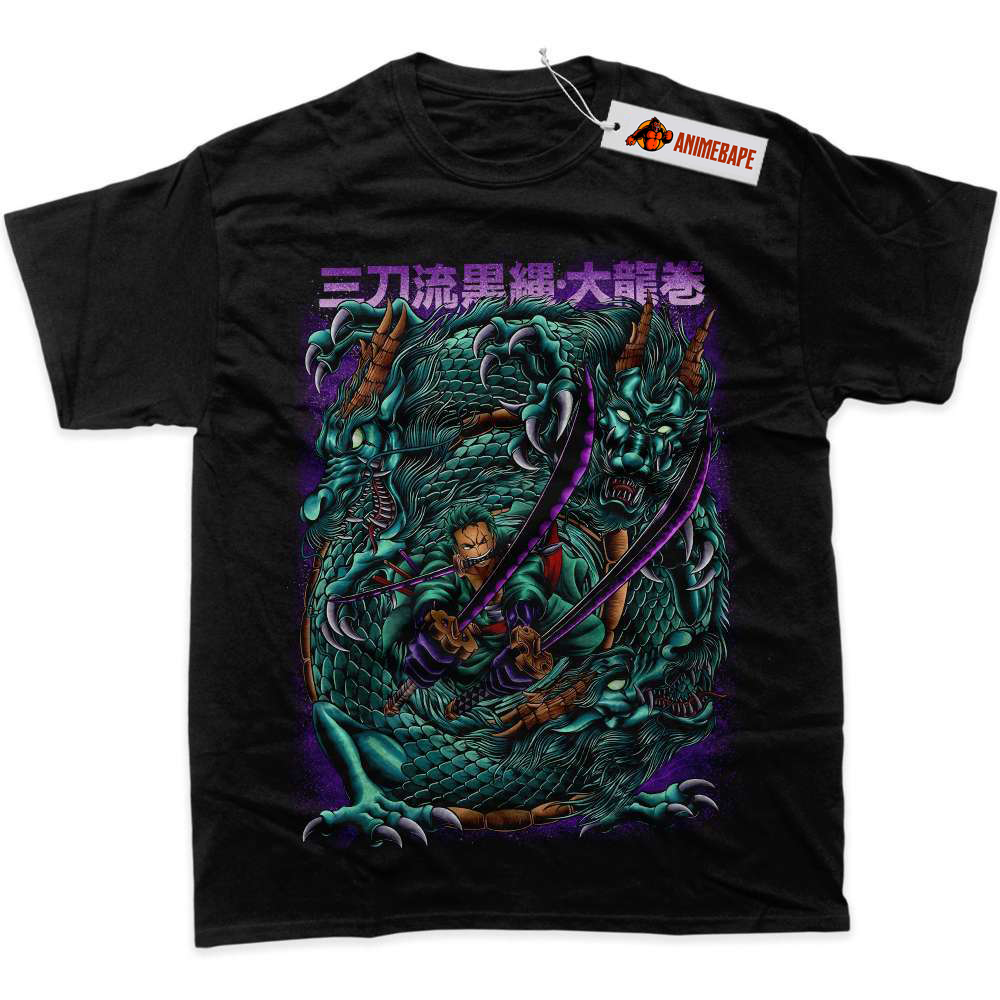 Roronoa Zoro One Piece Anime Graphic Tee Shirt for Fans