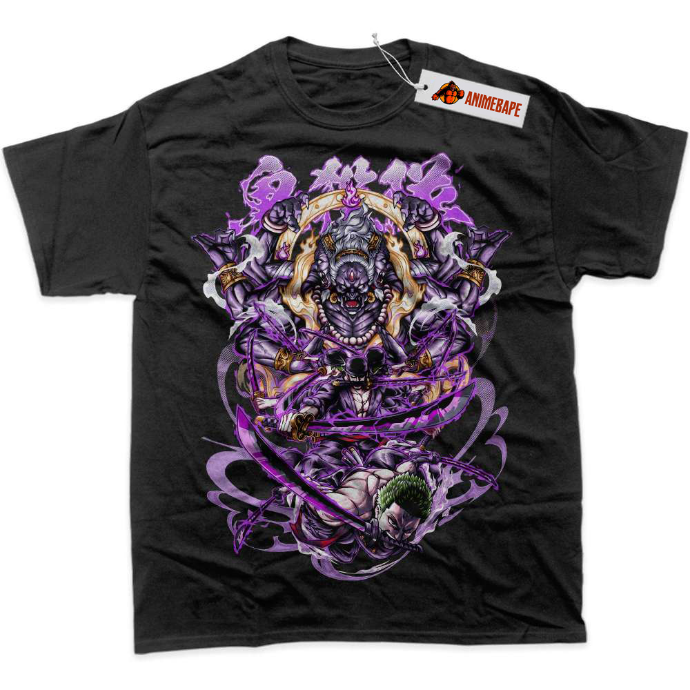 Roronoa Zoro Anime Shirt, One Piece Graphic Tee for Fans