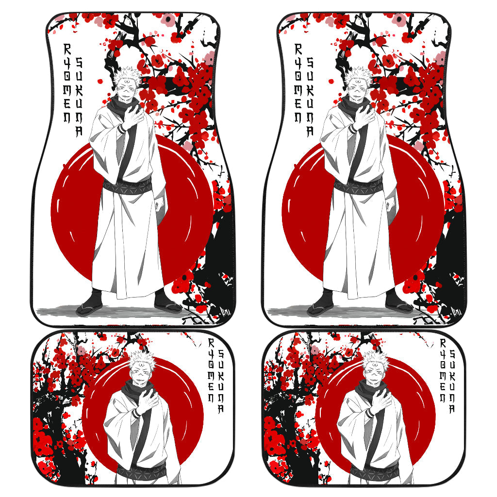 Ryomen Sukuna Jujutsu Kaisen Floor Mats Japan Style Car Accessories