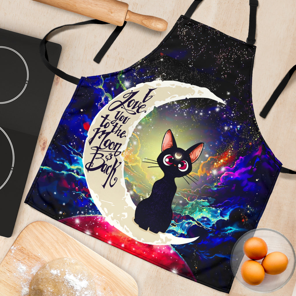 Sailor Moon Cat Love Custom Cooking Apron Gift for Guys