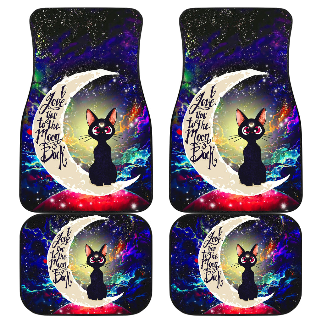 Sailor Moon Cat Galaxy Car Mats for Lovers of the Moon