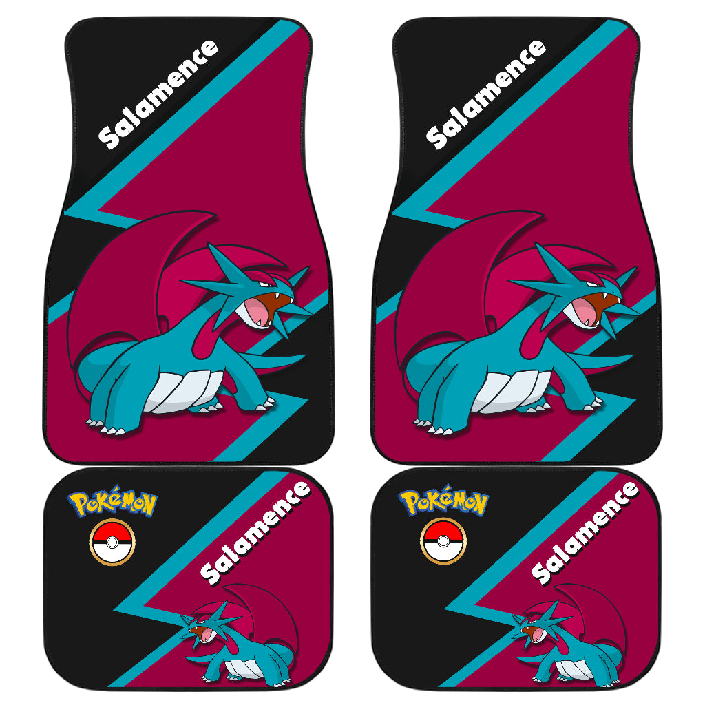 Salamence Pokemon Car Accessories - Floor Mats for Vehicles
