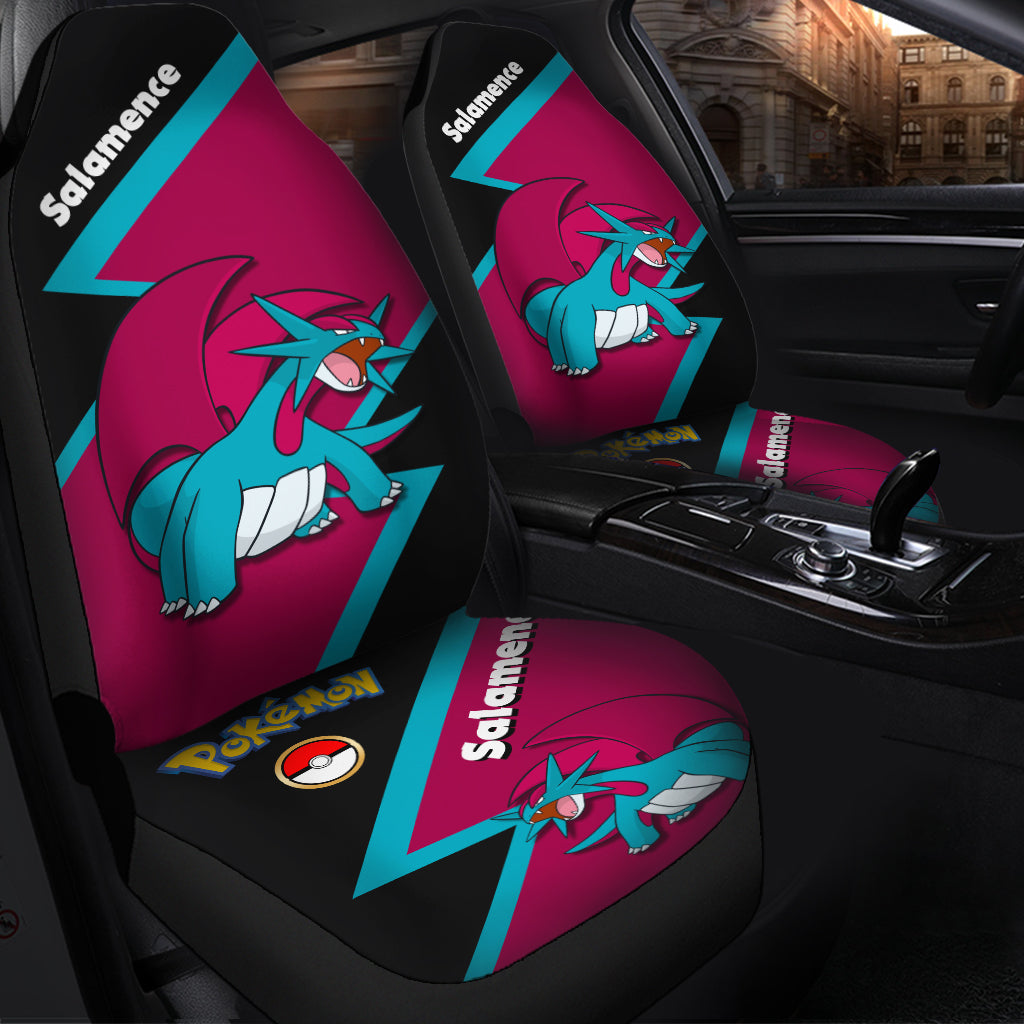 Salamence Premium Custom Car Seat Covers for Pokemon Fans