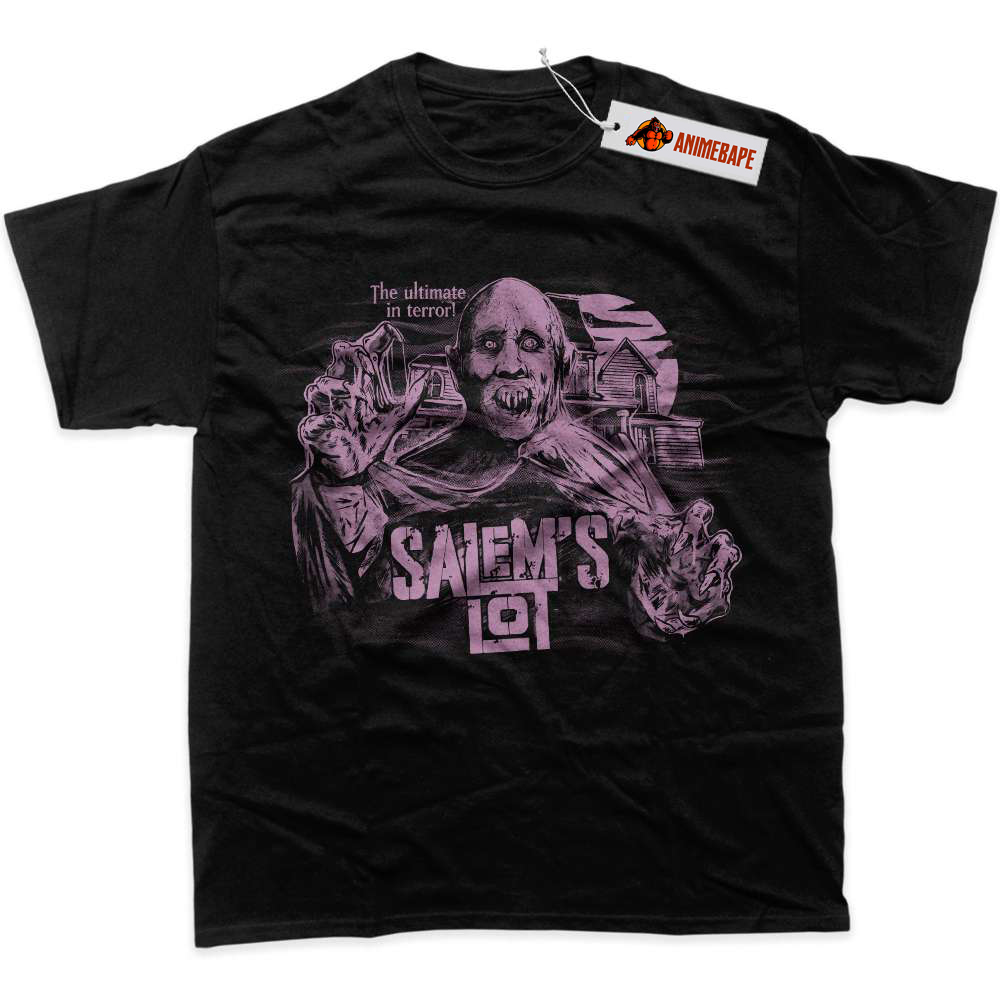 Salems Lot Halloween Horror Movie Graphic T-Shirt for Fans