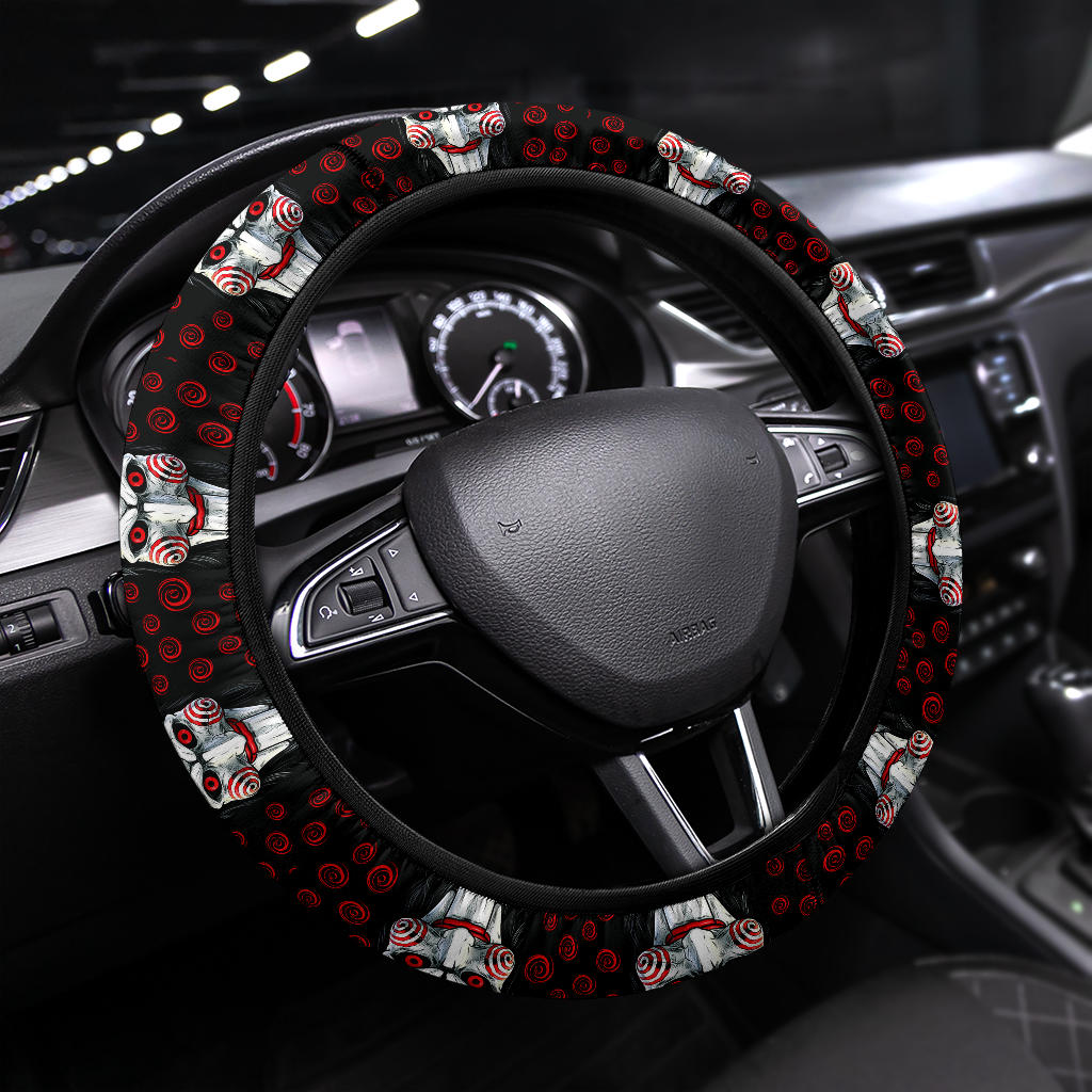 Horror Movies Christmas Custom Premium Car Steering Wheel Cover
