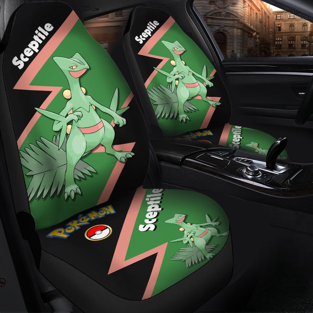 Sceptile Pokemon Car Seat Covers Premium Custom Decor Protectors