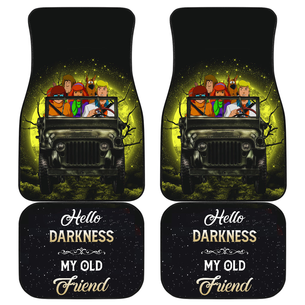 Scooby Doo Jeep Moonlight Halloween Car Floor Mats Accessories