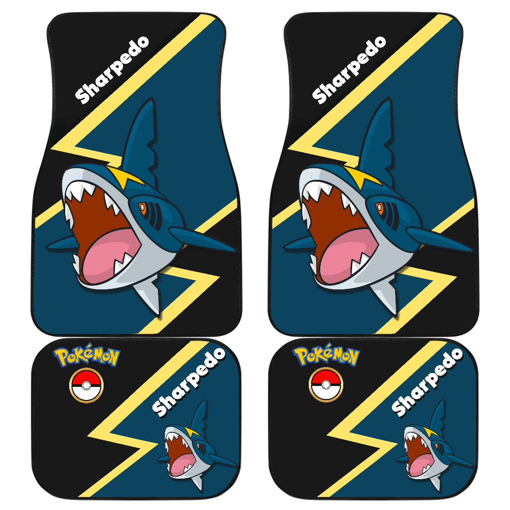 Sharpedo Pokémon Car Accessories - Floor Mats for Vehicles