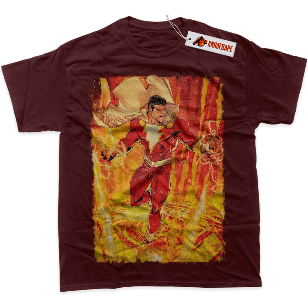 DC Comics Shazam Graphic Tee, Superhero Shirt for Fans