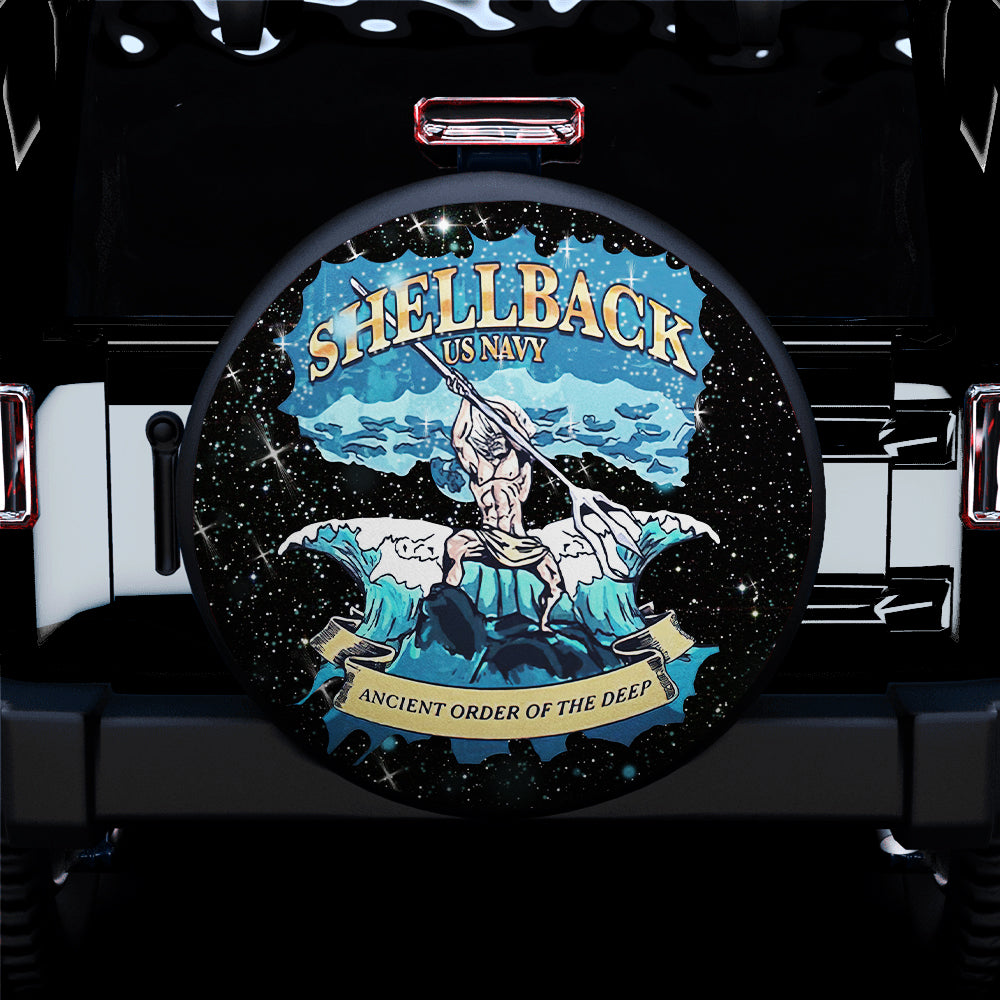 US Navy Jeep Spare Tire Cover Gift for Campers and Off-Roaders