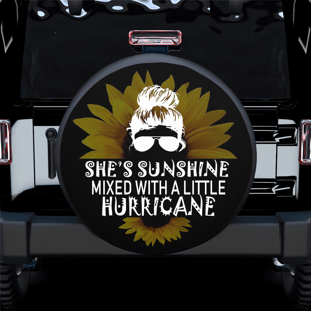 Sunshine Hurricane HD Jeep Car Spare Tire Cover Gift for Campers