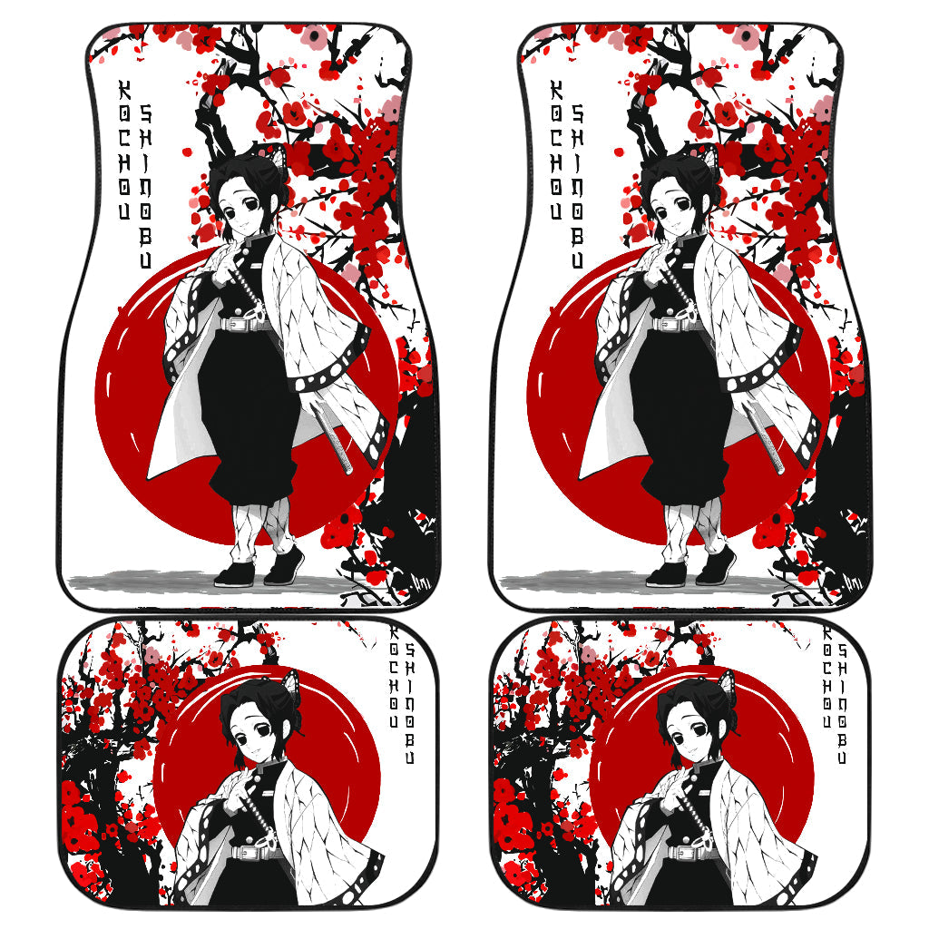 Shinobu Demon Slayer Car Floor Mats - Japanese Style Auto Accessories