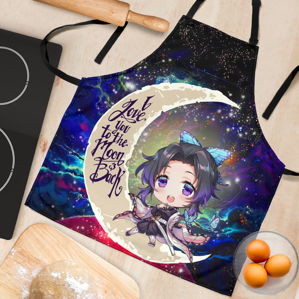 Shinobu Demon Slayer Galaxy Apron - Custom Cooking Gift for Fans