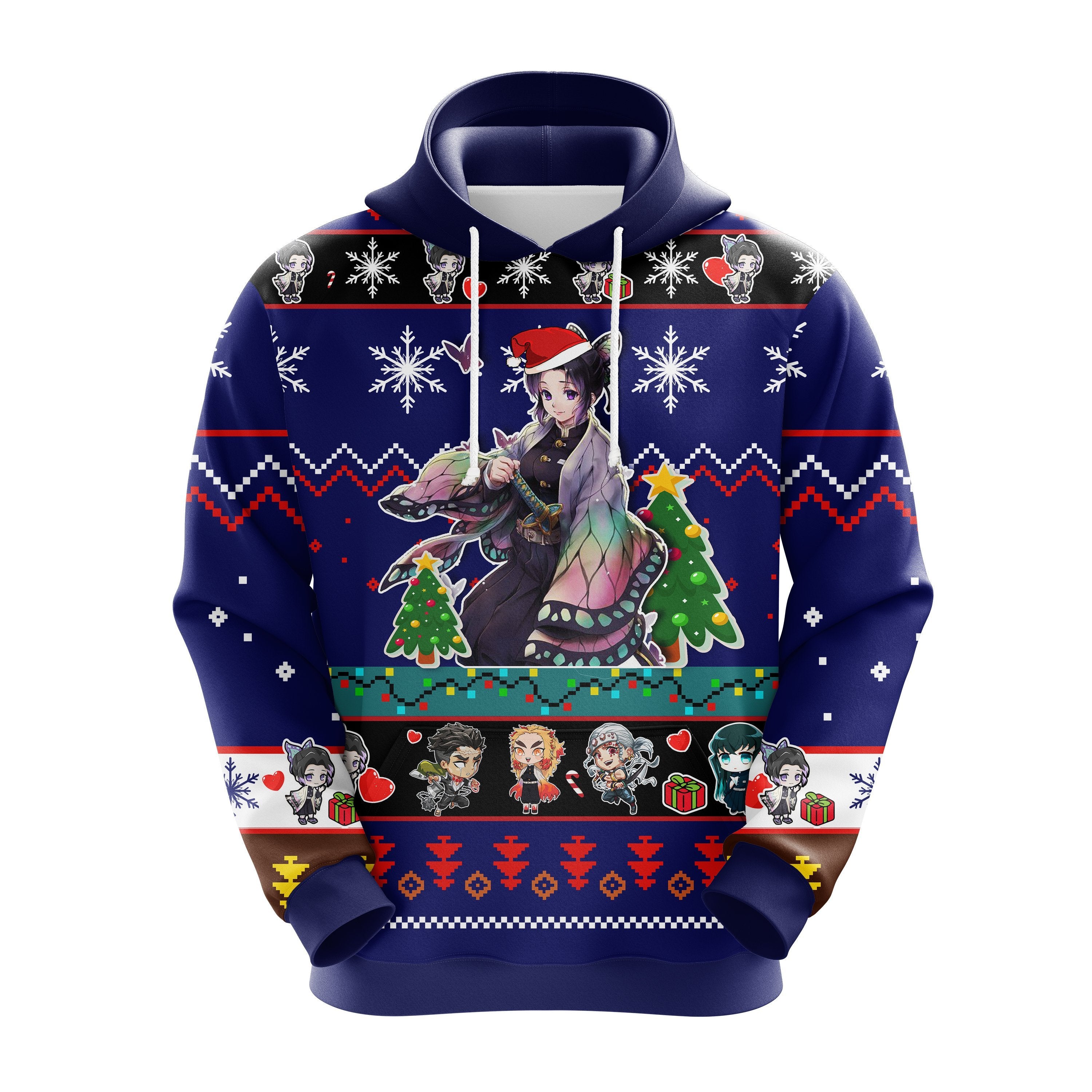 Shinobu Kocho Cute Noel Mc Ugly Hoodie Amazing Gift for Christmas