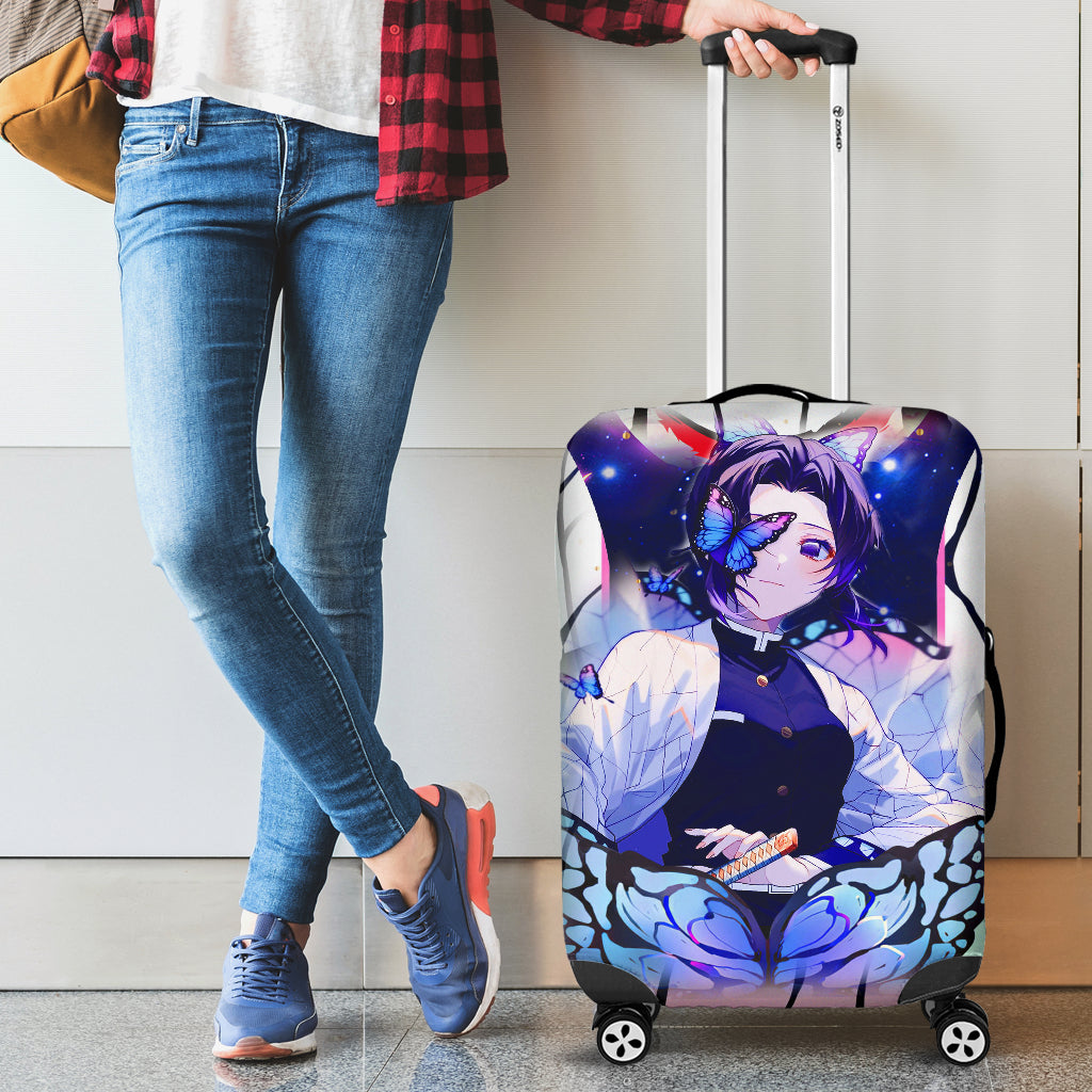 Sky Butterfly Luggage Cover Protector for Shinobu Suitcase