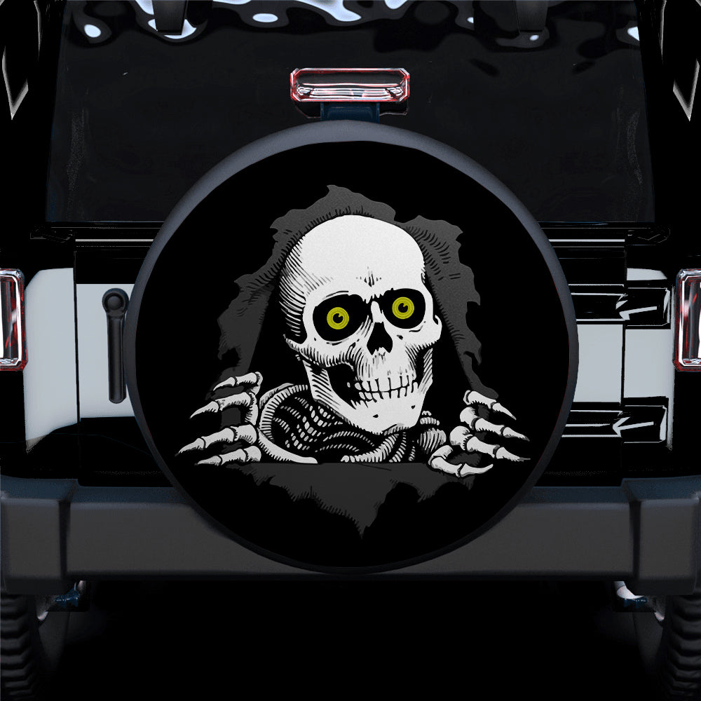Skull Jeep Spare Tire Cover for Campers - Unique Gift Idea