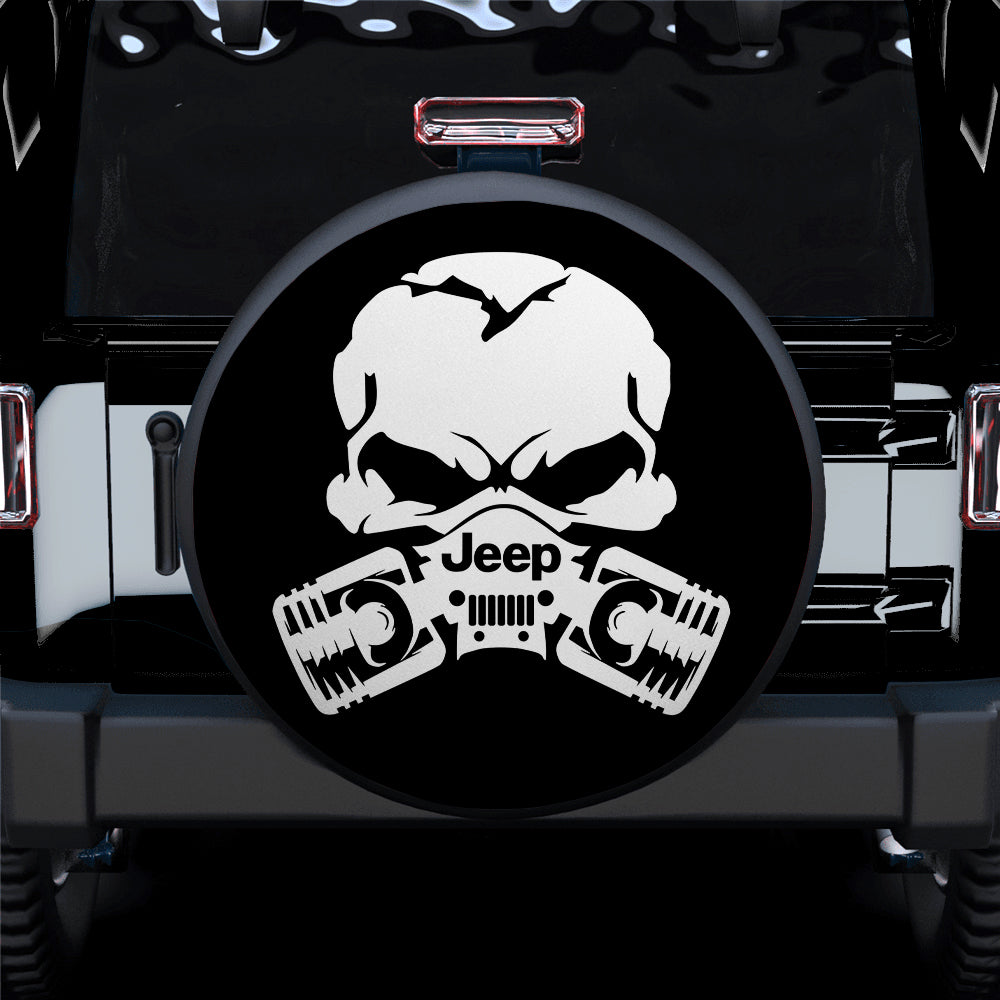 Skull Spare Tire Covers for Jeep Campers and Outdoor Enthusiasts