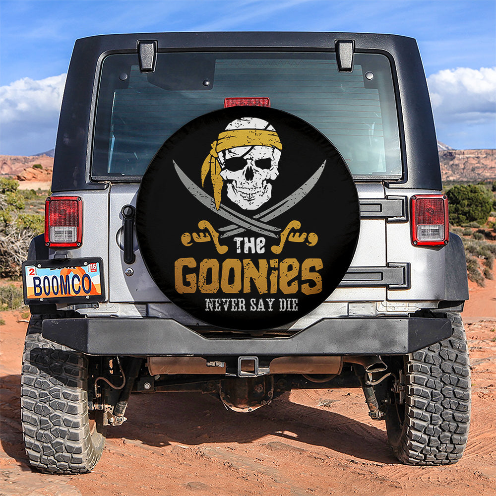Skull Goonies Jeep Spare Tire Cover Gift for Campers