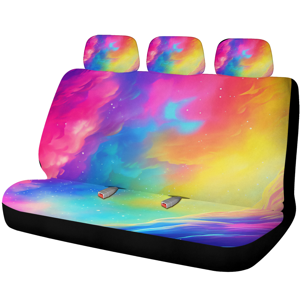 Sky Color Back Seat Covers for Car Decor and Protection