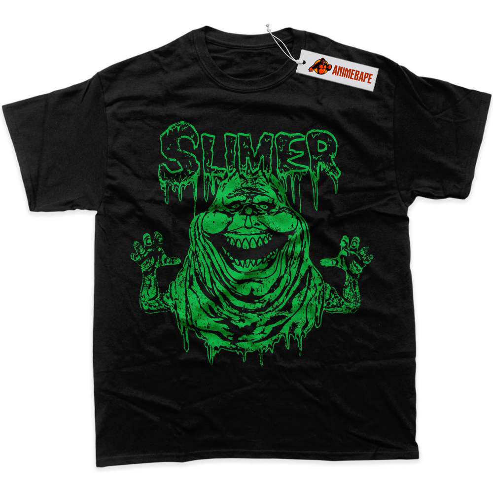 Ghostbusters Slimer Shirt, Halloween Horror Graphic T-Shirt