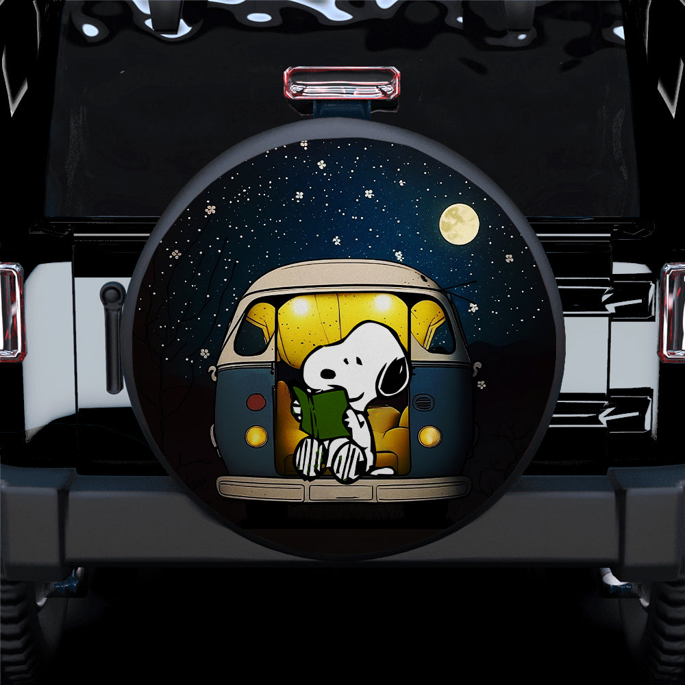 Snoopy Jeep Car Spare Tire Covers for Campers - Fun Gift