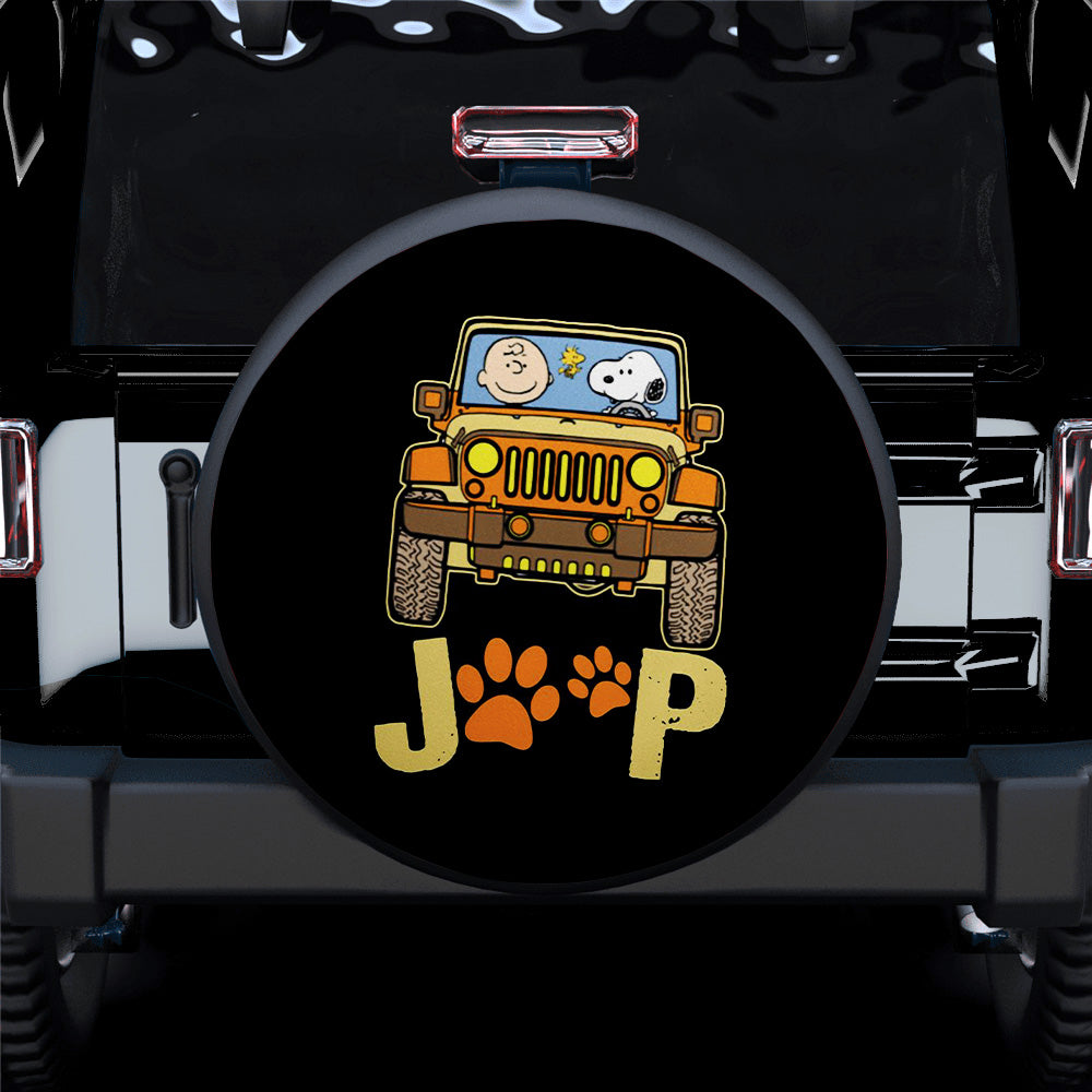 Snoopy Spare Tire Covers for Jeep Campers Gift Driving Car Accessory