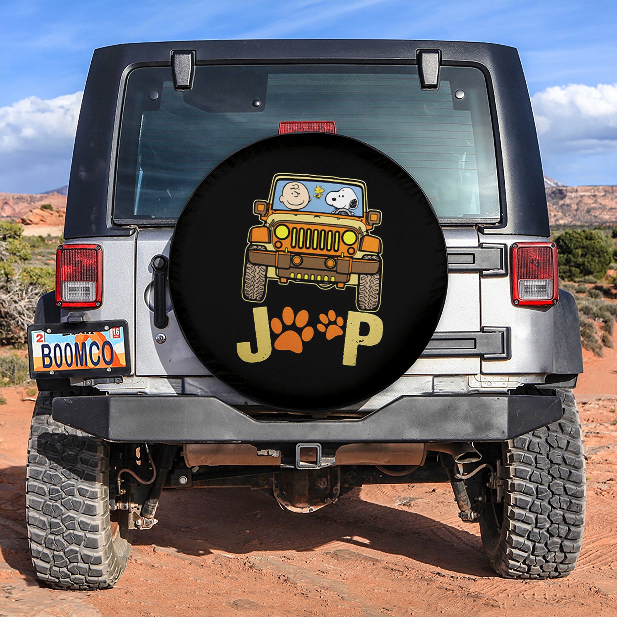 Snoopy Spare Tire Covers for Jeep Campers Gift Driving Car Accessory