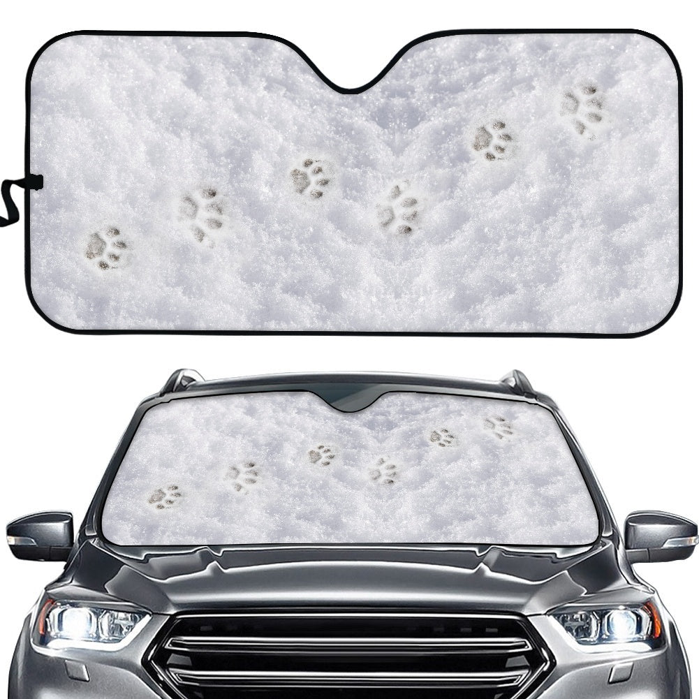 Car Sunshades for Dogs - Snow Dog Paws Auto Shade Protection
