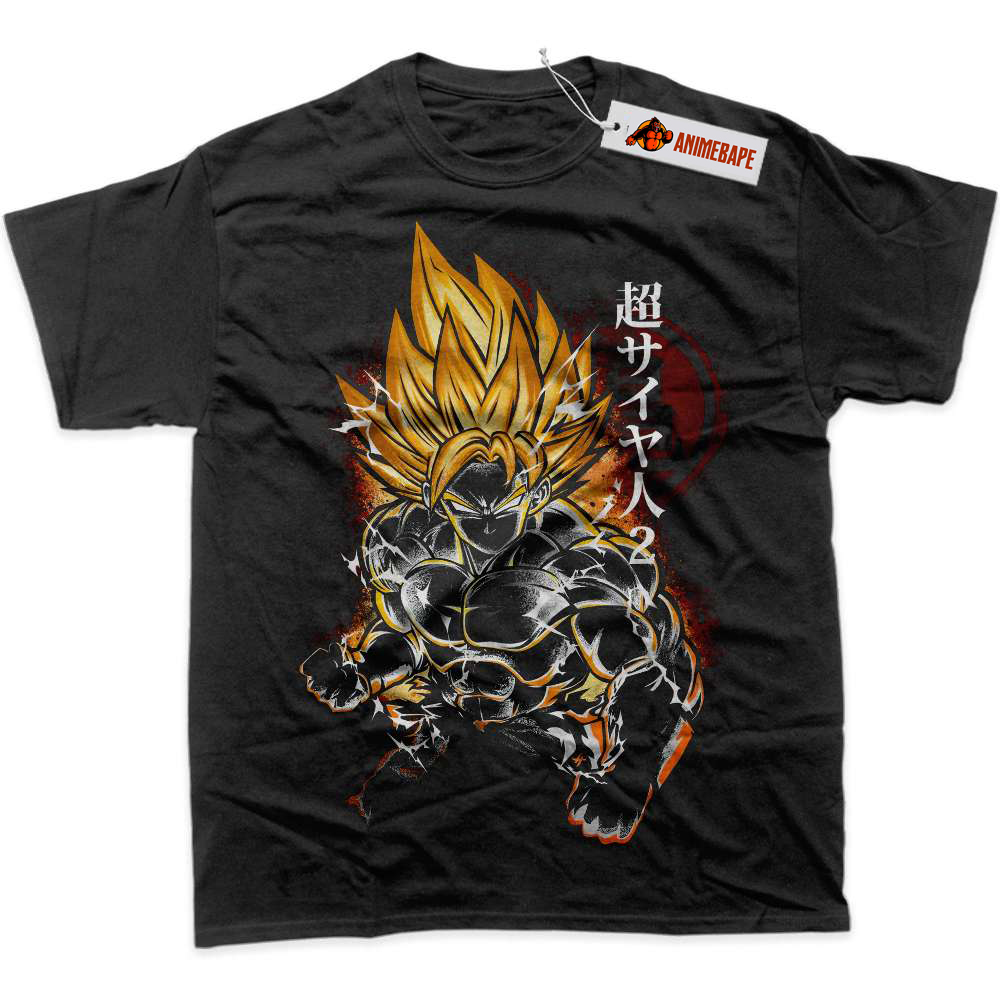 Dragon Ball Z Son Goku Graphic T-Shirt, Anime Tee Shirt for Fans