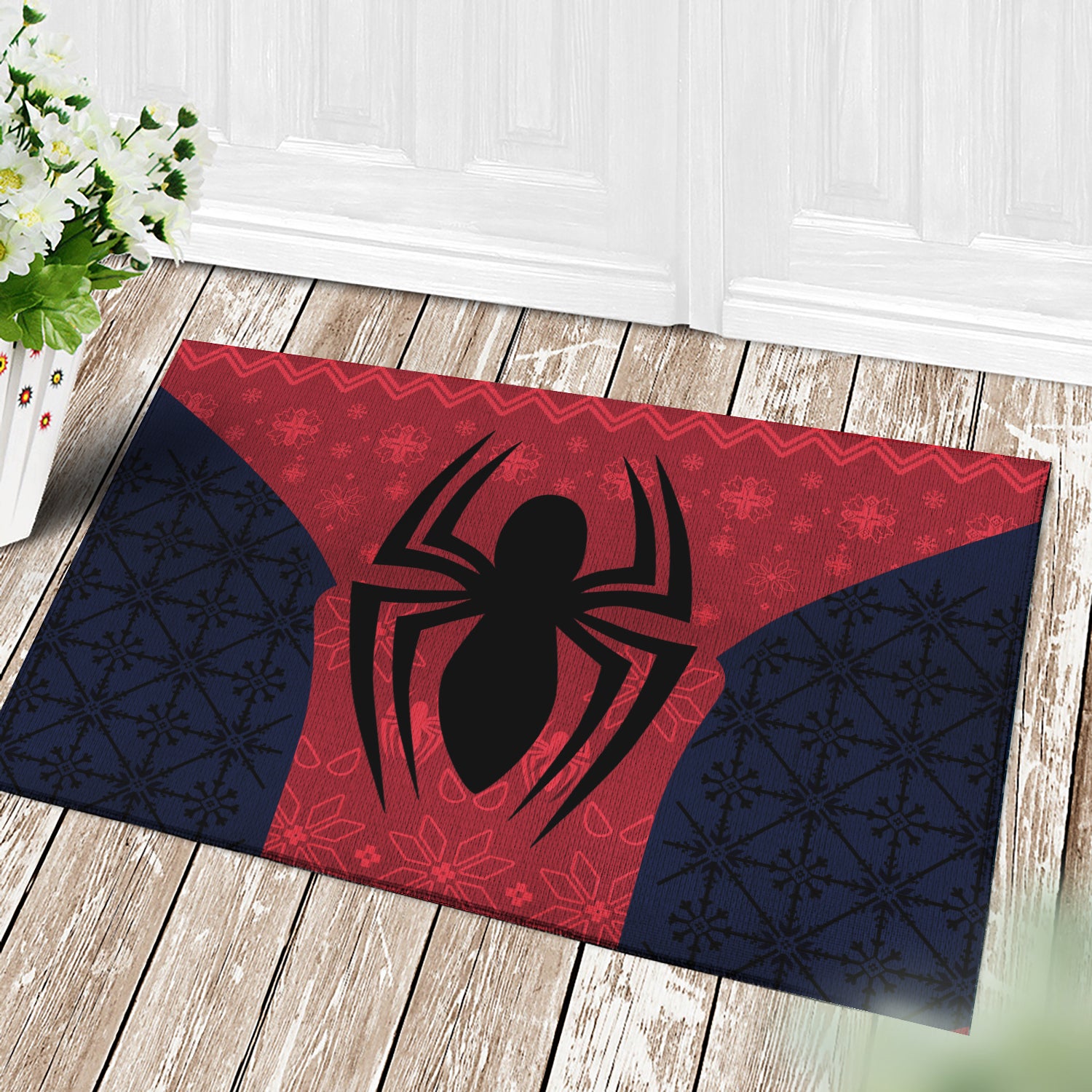 Christmas Spider Doormat for Festive Home Decor Spider