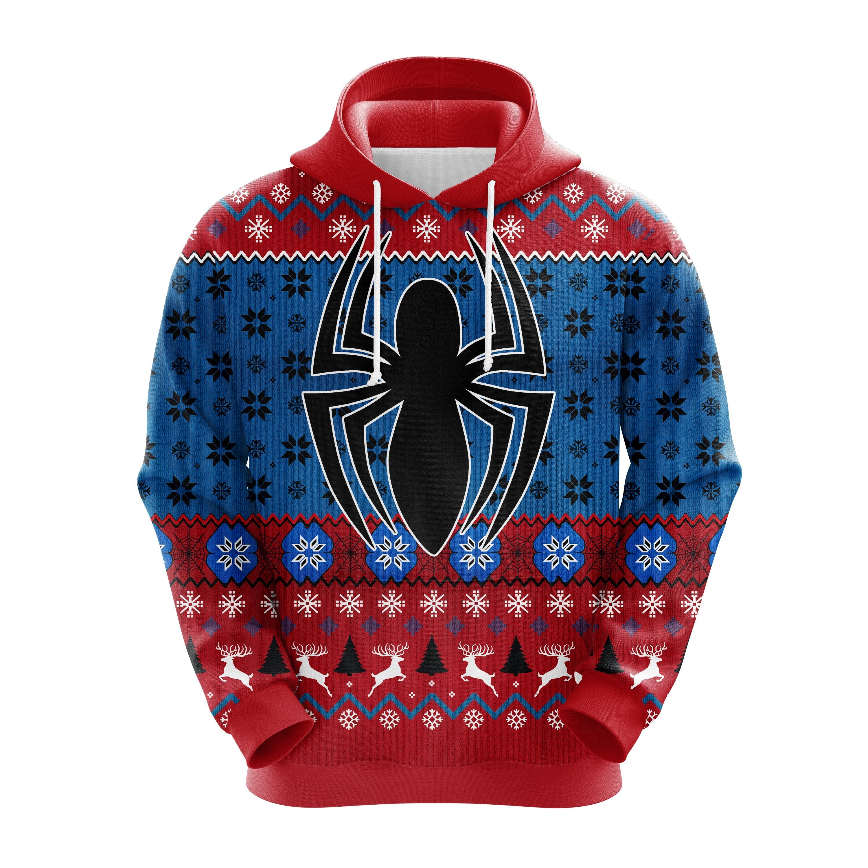 Cute Spider Man 2 Noel Hoody for Christmas and Thanksgiving Gifts
