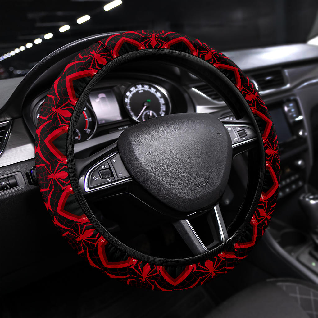 Spiderman Coming Home Premium Custom Steering Wheel Cover