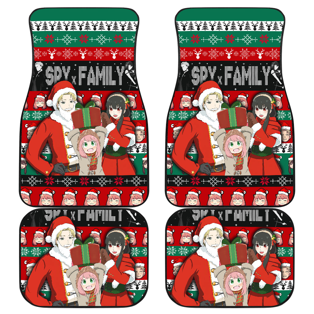 Spy x Family Christmas Car Accessories - Floor Mats for Vehicles