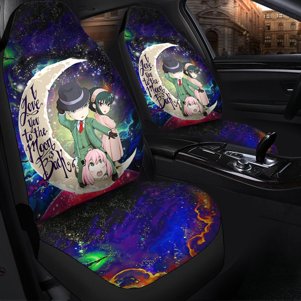 Spy x Family Galaxy Car Seat Covers Decor Protectors Love You To The