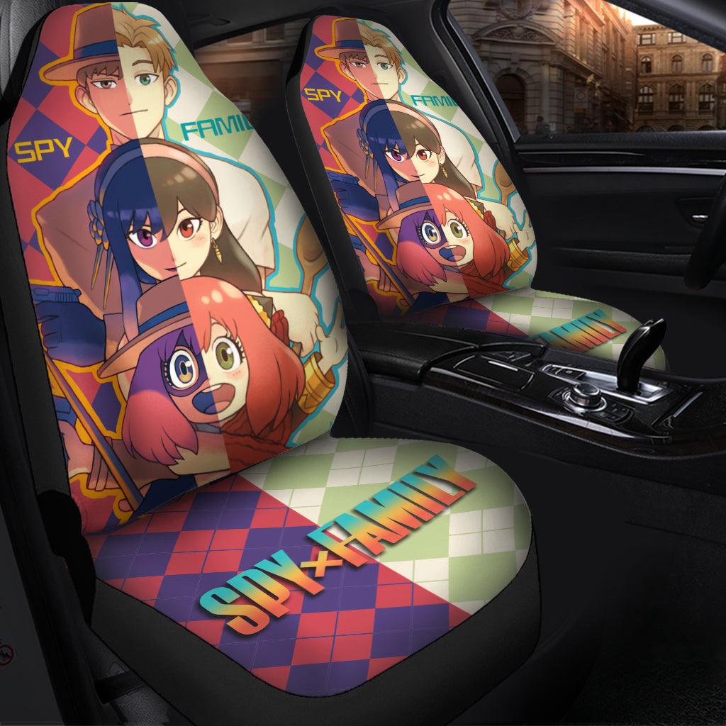 Premium Spy X Family Car Seat Covers Protectors Decor