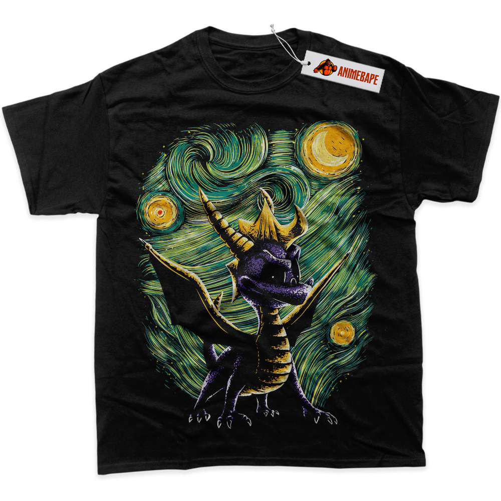 Spyro the Dragon Graphic Tee, Video Game Shirt for Fans