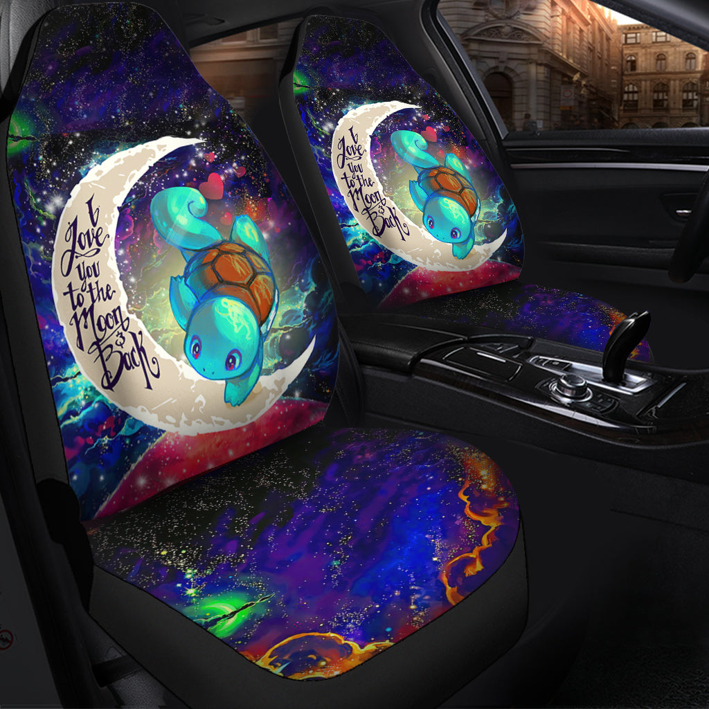 Squirtle Galaxy Custom Car Seat Covers Protectors Decor Love You To