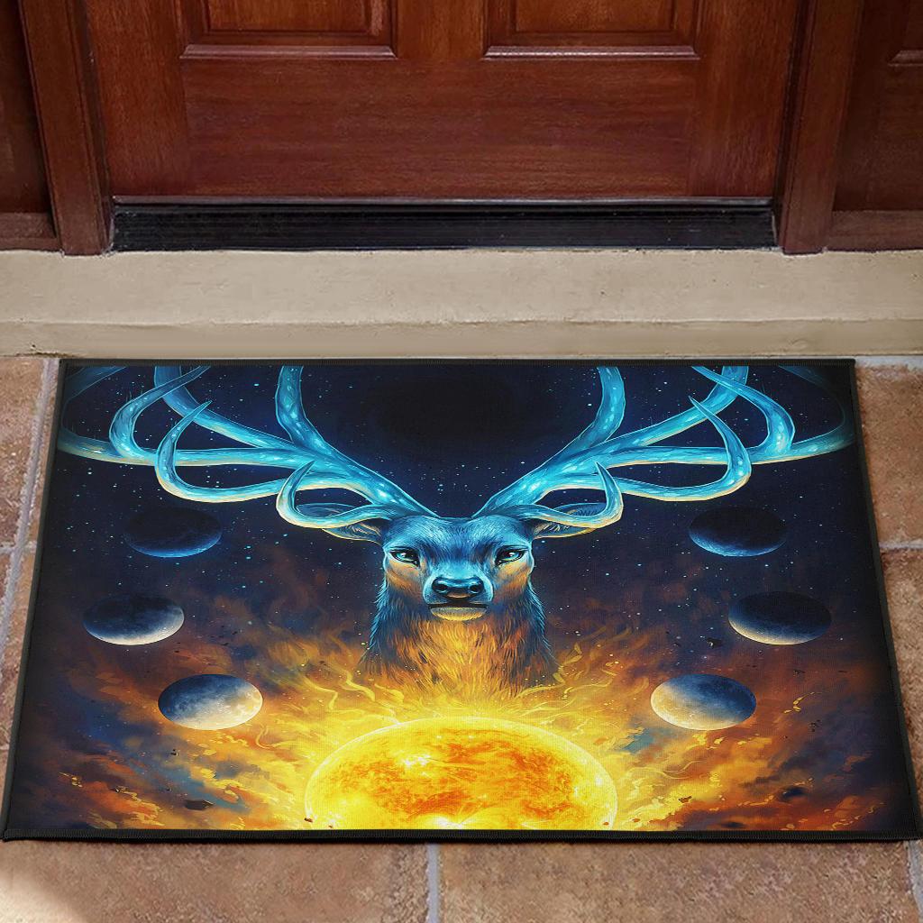 Custom Stag Doormat - Personalized Welcome Mat for Party Decor
