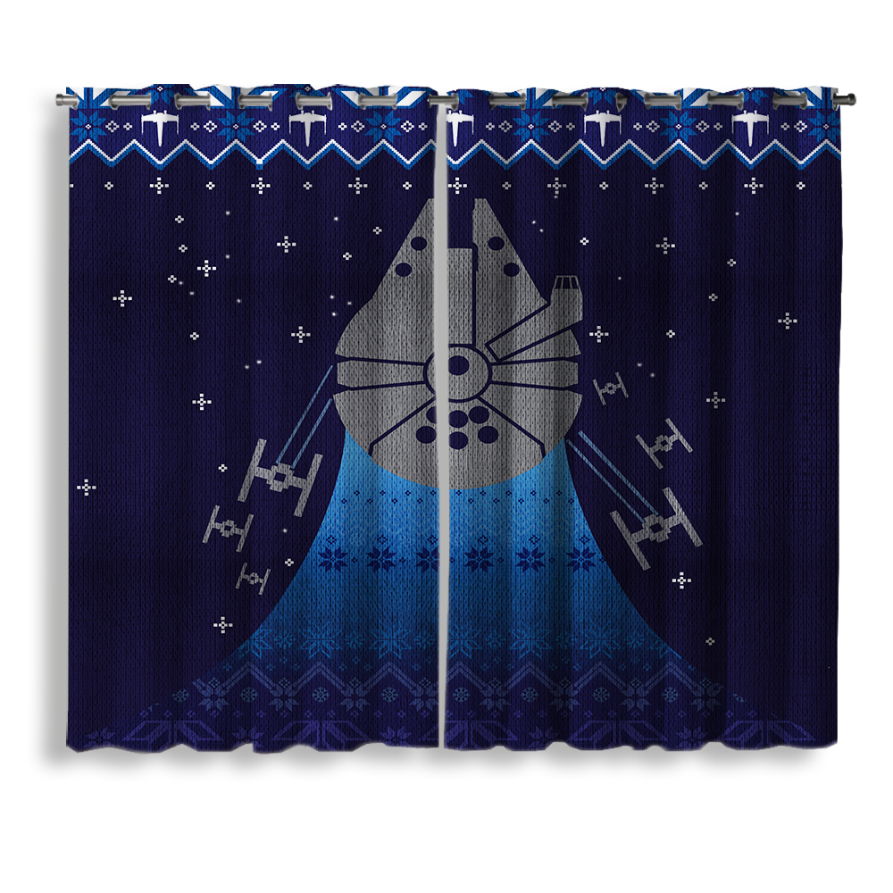 Star Wars Death Star Window Curtain for Christmas Decor
