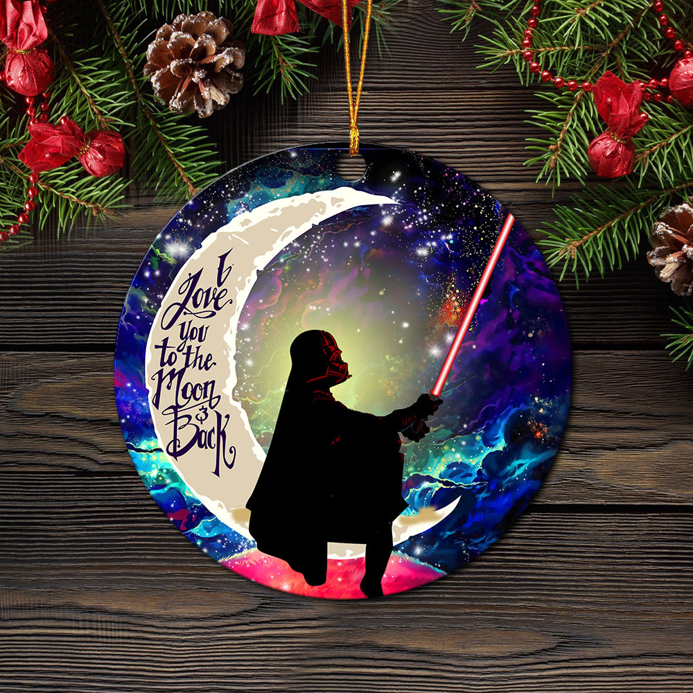 Star Wars Love You To The Moon Galaxy  Ornament Perfect Holiday